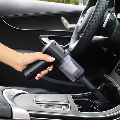 2-in-1 Portable Air Duster & Wireless Vacuum Cleaner – Compact, Rechargeable Mini Blower & Suction Tool